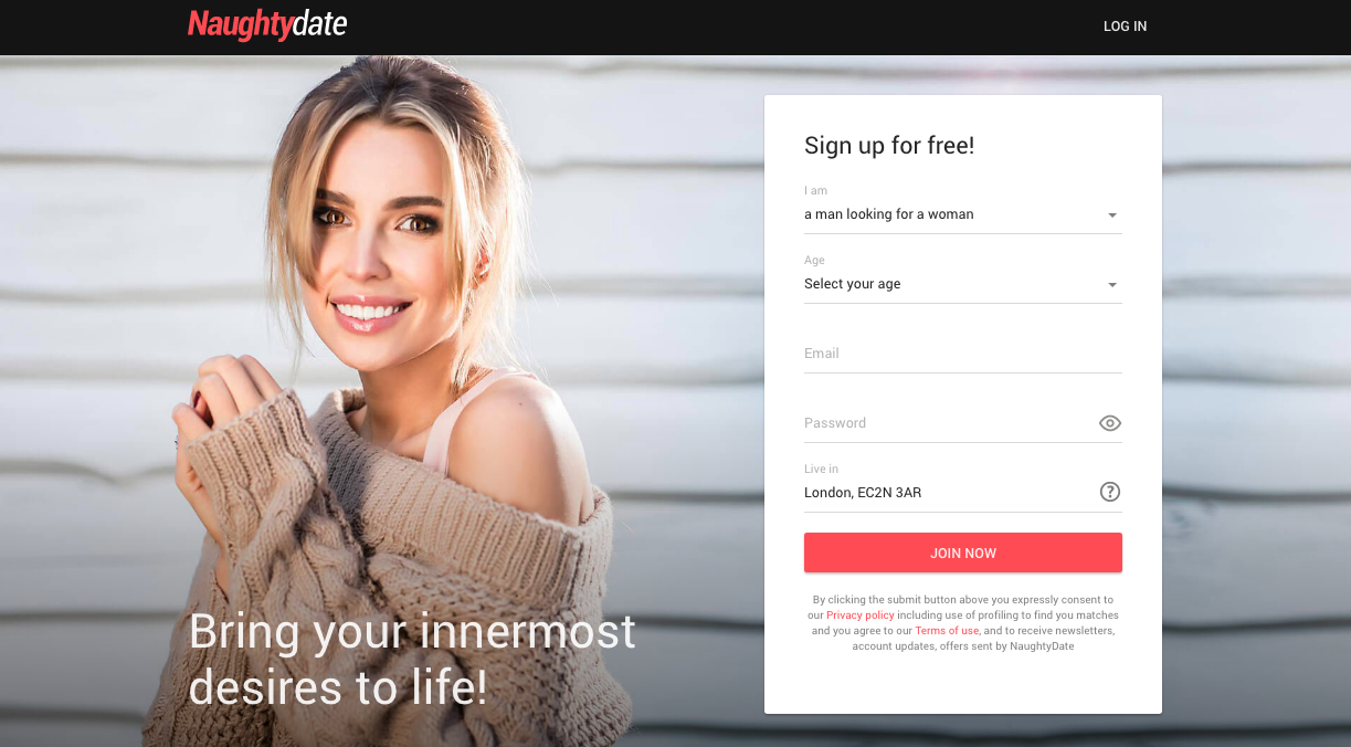 main page NaughtyDate